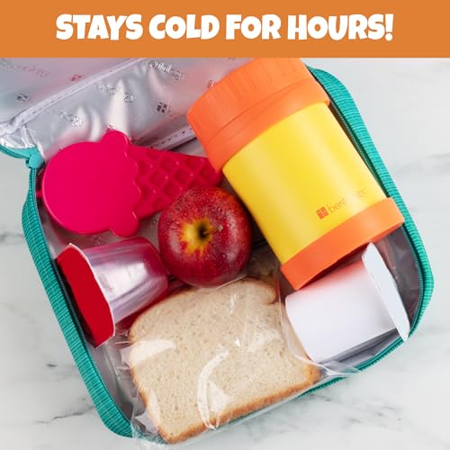 Ice Cream Hard Ice Packs 3 Pack - Reusable Slim Freezer Packs