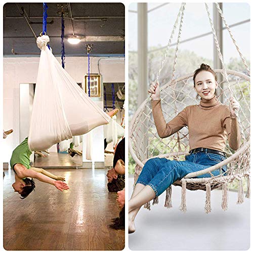 WAREMAID 1 Pack 360° Stainless Steel Swing Hanger - Heavy Duty Ceiling/Wall Mount Tow 1000 lb