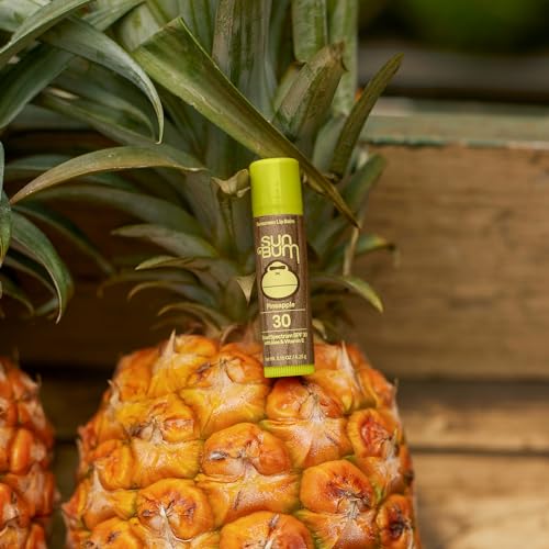 SPF 30 Sunscreen Lip Balm - Pineapple Flavor - Pack of 2