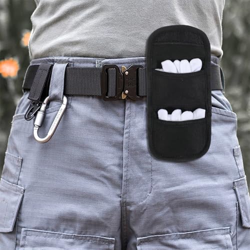 Durable Duty Belt Glove Pouch - Fits 2.25 Inch Belts