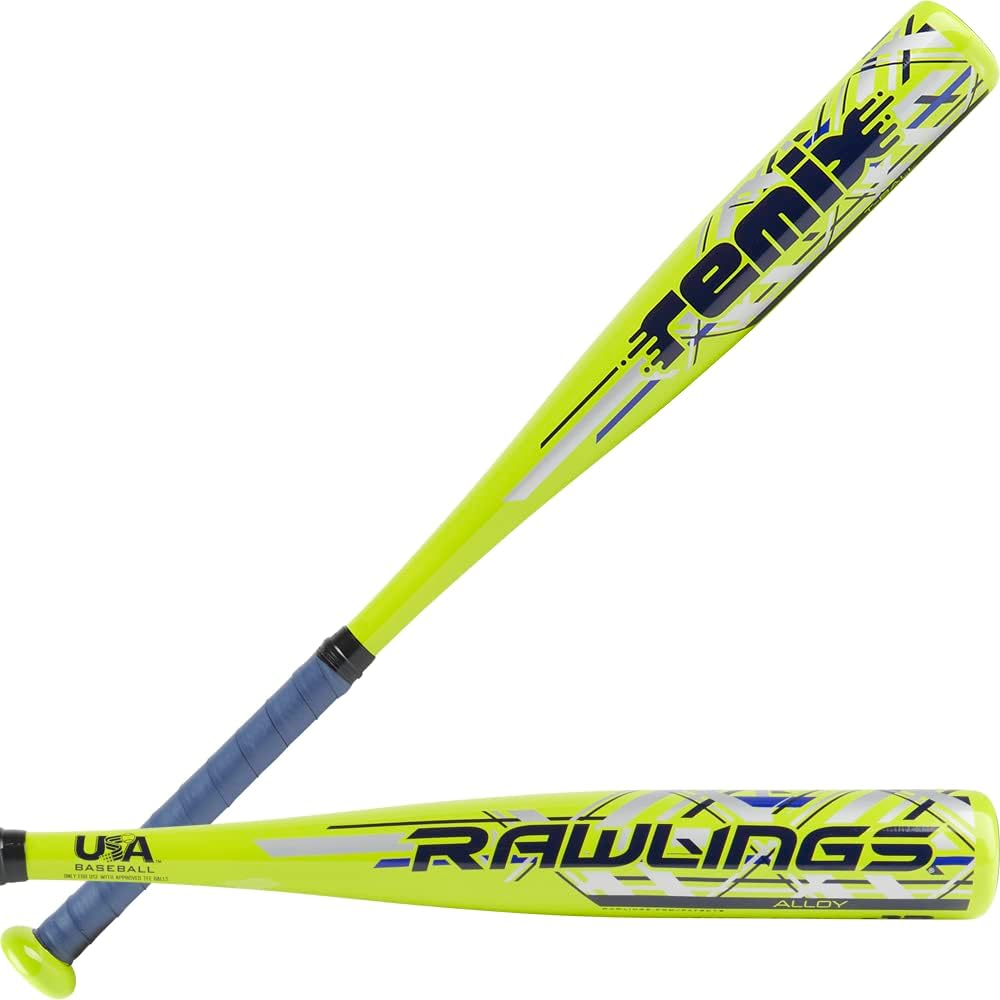 Rawlings Remix T-Ball Bat - Lightweight -12 Drop | 2 1/4" Aluminum Barrel | Ideal for USA Baseball & Softball