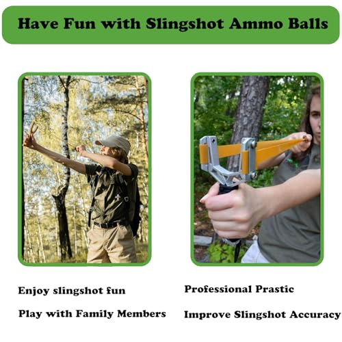 Biodegradable Clay Slingshot Ammo 3/8 Inch - 1 Pound (450pcs)