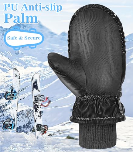 Toddler Mittens - Coral Fleece Snow Gloves for Boys & Girls