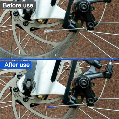 100 Pcs Aluminum Bike Cable End Caps - 7 Colors