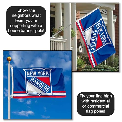 New York Rangers 3x5 Flag Banner - Officially Licensed Team Sports Flag