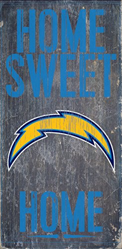 Los Angeles Chargers Sweet Home Decor Sign