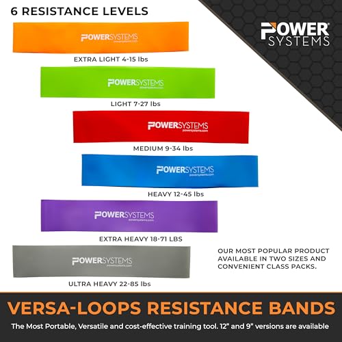 Versa Loop Exercise Resistance Band - Light, Natural Latex Fitness Loop
