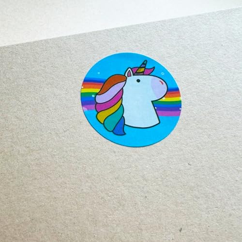 Unicorn Sticker Sheets - 20 Sheets with 200 Self-Adhesive Stickers