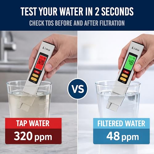 Craft911 Water Tester for Drinking Water- TDS Meter Instant Read