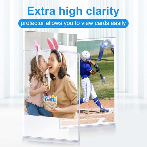 6x9 Inch Hard Plastic Card Sleeve - Clear PVC Jumbo Photocard Protector - 1 Pc