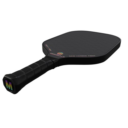 MMGBULLS Boost X Pickleball Paddle, Raw Carbon Fiber, 16mm Honeycomb Core, Foam Injected Walls, Ergonomic Comfort Grip for Durable & Lightweight