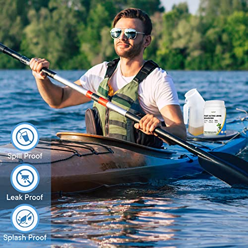 Qucship Camping Toilet Chemicals 2.2lb Poo Powder Odor Control Solidify Waste