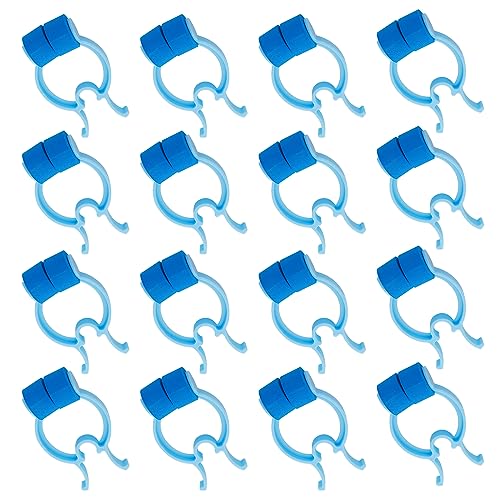 16 Pcs Nose Bleed Stopper Clips - Blue Foam Nose Plugs