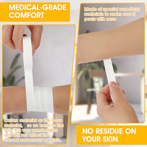 Extra Strong White Finger Tape - 0.6 Inch x 32 Feet Athletic Tape