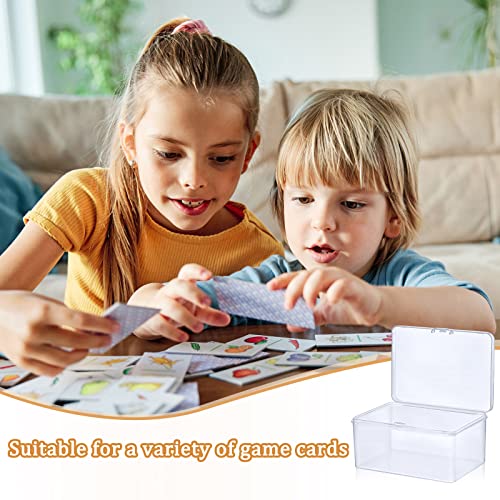 Qunclay 10 Pack Plastic Game Card Storage Boxes for Trading & Collectible Cards