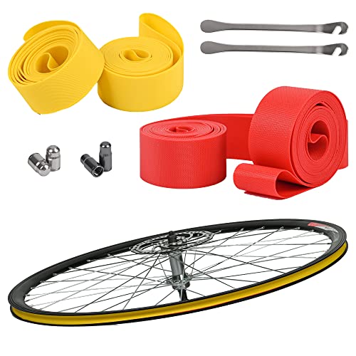 Bicycle Rim Liner Strips - 700C/29'' 4 Pack Nylon Tire Tape