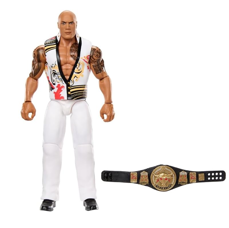WWE Action Figure - The Rock with People's Championship Title