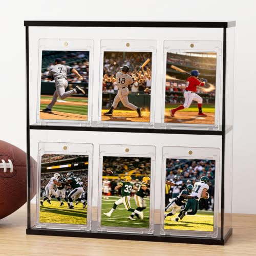 12-Pack Magnetic Card Holder for Trading Cards - UV Protection & Waterproof