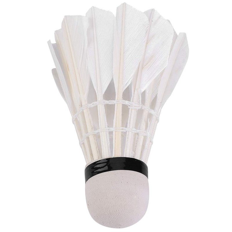 Badminton Balls, Durable Advanced Goose Feather Badminton Shuttlecock, Family for Practice Home Casual Playing