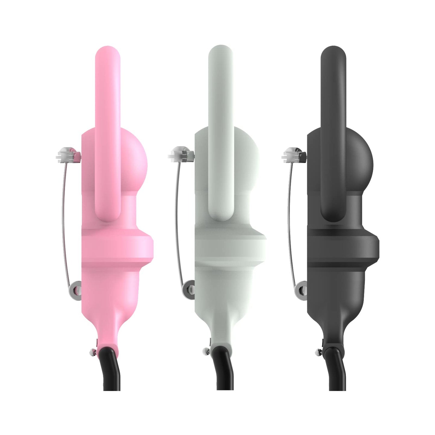 Pocket Band Fob,Compatible with Fitbit Versa 4/Versa 3/Fitbit Sense 2/Sense Watch Holder Clasp Adapter Connector Nurse Silicone Pin Fob Portable (Pink/White/Black)