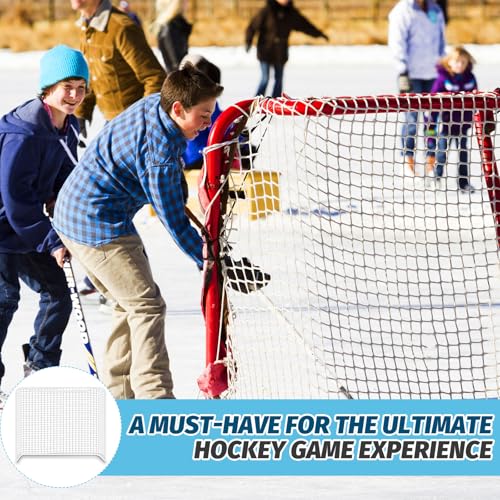 54" Hockey Goal Replacement Net - Durable Mesh for Training
