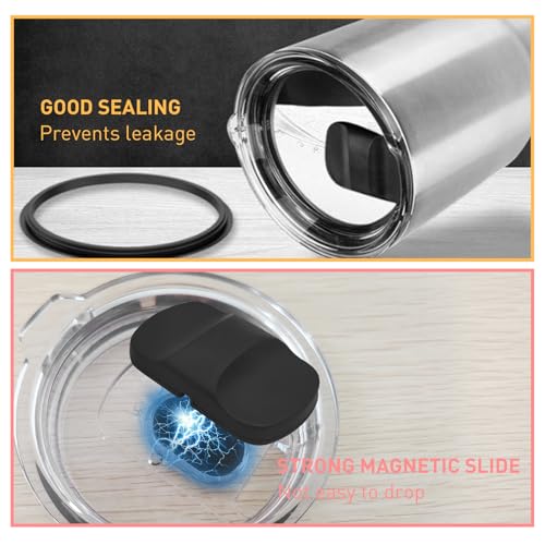20oz Magnetic Replacement Tumbler Lid - Spill Proof Design