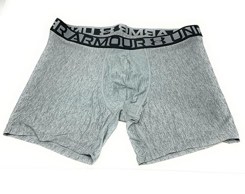 Under Armour Men's Essential Tech Boxerjock 6" Inseam 3-Pack XL Grey/Black