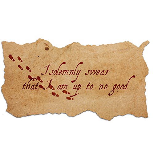 I Solemnly Swear I Am Up to No Good Sticker - 8 Inch