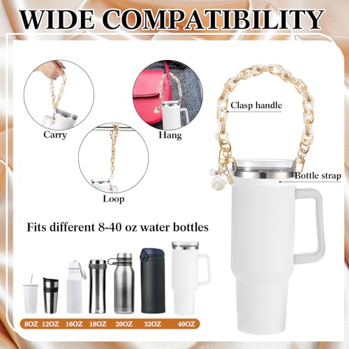 Silicone Water Bottle Holder with Sling - White