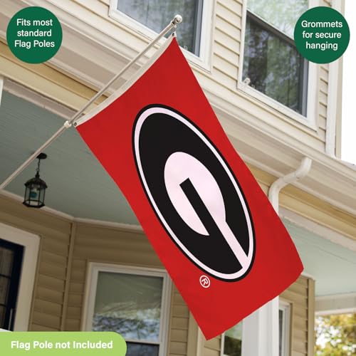 University of Georgia Flag - 3'x5' Outdoor College Banner with Grommets