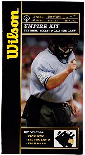 Wilson Umpire Kit - Complete Referee Gear with Essential Accessories for Optimal Performance