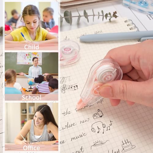 10 Pack Correction Tape - High Quality & Portable