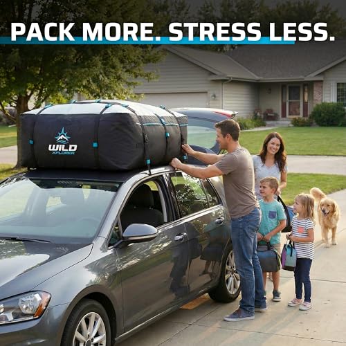 Heavy Duty Waterproof Rooftop Cargo Carrier - 23 Cu Ft