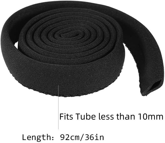 Hydration Pack Tube Cover - Insulated Sleeve, 92cm - Black
