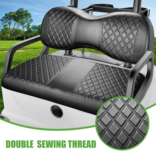 10L0L Golf Cart Seat Cover Kit for Yamaha Drive G29 & Drive2 Front & Rear
