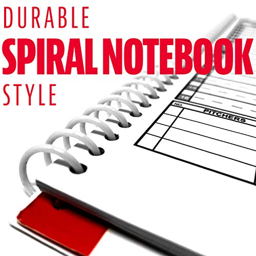 Baseball & Softball Scorebook - 25 Game Lineup & Stat Tracker