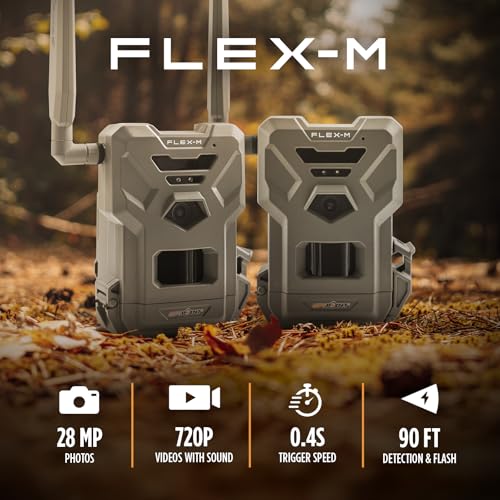 Cellular Trail Cameras Twin Pack - 28MP, Night Vision, IP65, GPS