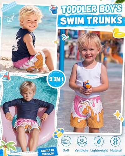 Boys' Swim Trunks - Comfortable and Easy Care
