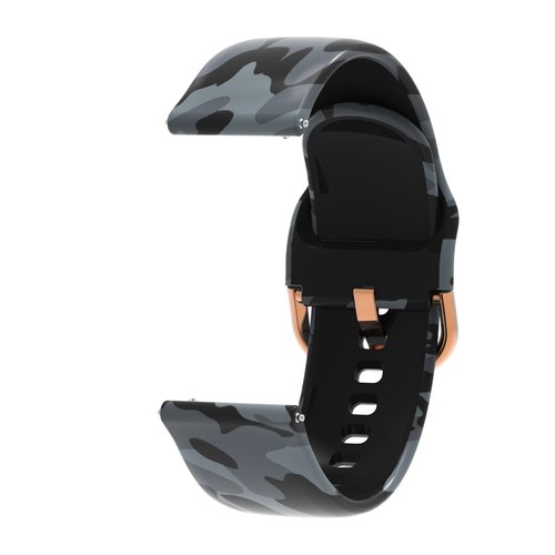TenCloud Band Compatible with Cosmo JrTrack 5 /JrTrack5/4/3/2 SE/2 Kids Smartwatch Silicone Wristband Camouflage