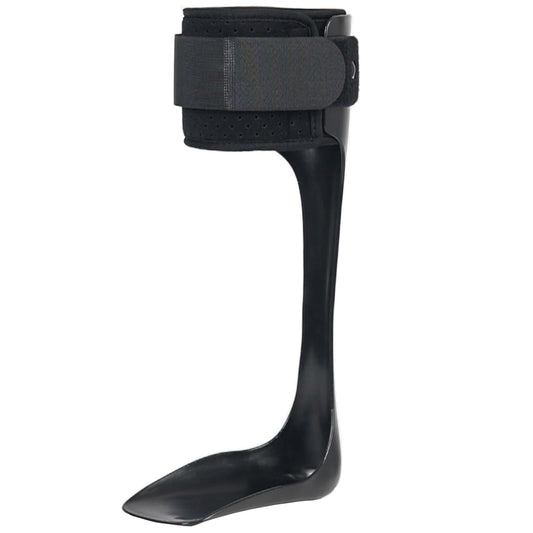 Komzer AFO Drop Foot Brace for Men Women Ultra Thin Half Palm Ankle Stabilizer Daily Ambulation Walk Auxiliary Footwear Inserts for Stroke Hemiplegia, S-Right