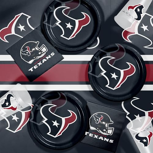 Houston Texans Tableware Kit for 16 Guests - 49 Pieces