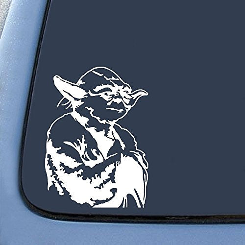 Jedi Master Sticker Decal - 5.5" x 7.5" Vinyl for Indoor/Outdoor Use