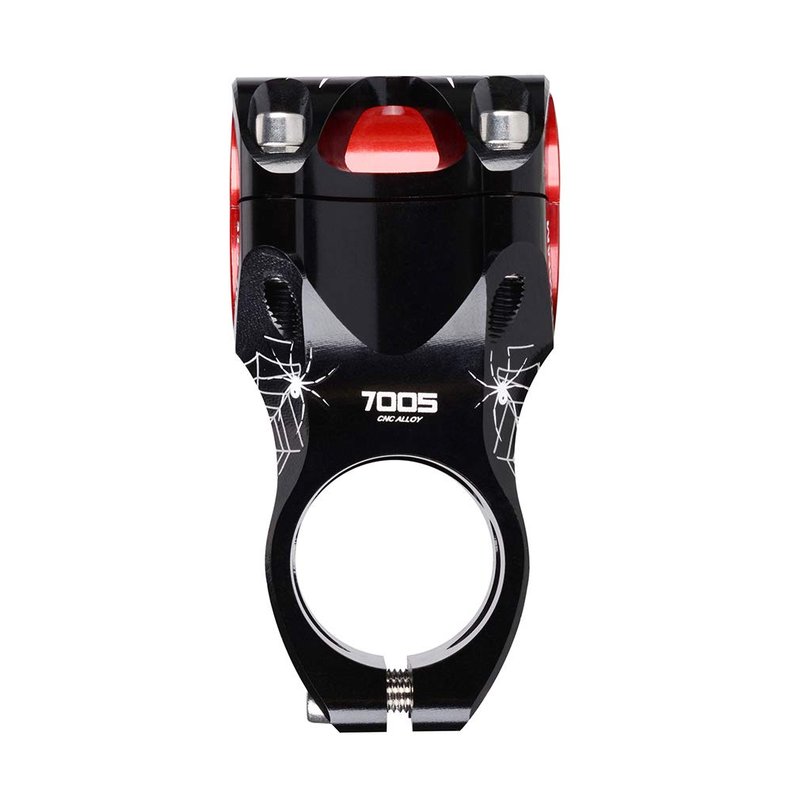 Aluminum Alloy MTB Stem 35mm 50mm 0 Degree for Most Bicycle, Road Bike, MTN, BMX, Fixie Gear, Cycling (Black)