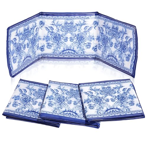 Blue Mahjong Card Holder Sleeve (4 Pack) – 2026 Protector, Bornerwhite