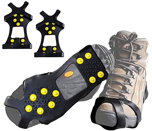 Ice Snow Traction Cleats - X-Large Lightweight Crampon Grippers