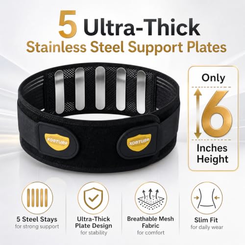 XOBTURP Ultra-Thin XX-Large Back Brace 41-43