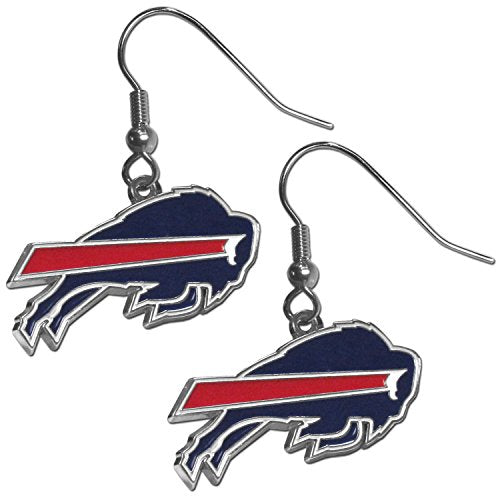 Buffalo Bills NFL Chrome Dangle Earrings - Game Day Accessory