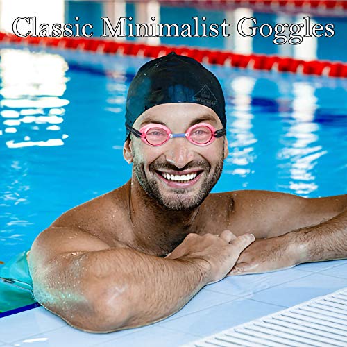 Swedish Pro Swimming Goggles - Anti-Fog Design - Pink