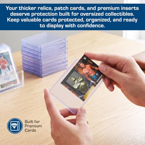 BCW 197 PT. Thick Card Topload Holder - Pack of 10 | Durable Rigid