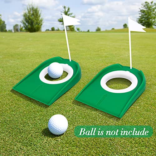 Golf Putting Cup and Flag - 2 Pack Indoor Training Aids